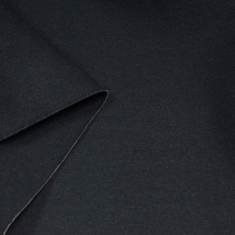 Tissu Moleskine coton Bleu marine, de fabrication française - TissusPapi.com
