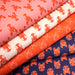Tissu cotonnade HOMARD vermillon, 4 couleurs disponibles - OEKO - TEX STANDARD 100 - TissusPapi.com