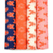 Tissu cotonnade HOMARD vermillon, 4 couleurs disponibles - OEKO-TEX STANDARD 100 - TissusPapi.com