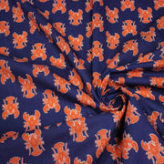 Tissu cotonnade HOMARD vermillon, 4 couleurs disponibles - OEKO - TEX STANDARD 100 - TissusPapi.com