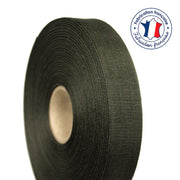 Ruban gros grain vert kaki 25mm - Galette de 50 mètres - Fabrication française - TissusPapi.com