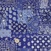 Tissu cotonnade, motif BANDANA paisley : rouge / bleu / vert - OEKO - TEX STANDARD 100 - TissusPapi.com