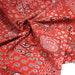 Tissu cotonnade, motif BANDANA paisley : rouge / bleu / vert - OEKO - TEX STANDARD 100 - TissusPapi.com