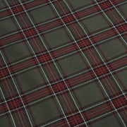 Tissu habillement Tartan carreaux motif traditionnel vert kaki noir et bordeaux - OEKO - TEX® - TissusPapi.com