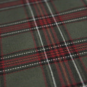 Tissu habillement Tartan carreaux motif traditionnel vert kaki noir et bordeaux - OEKO - TEX® - TissusPapi.com