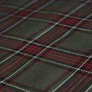 Tissu habillement Tartan carreaux motif traditionnel vert kaki noir et bordeaux - OEKO - TEX® - TissusPapi.com