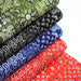 Tissu cotonnade, motif BANDANA paisley : rouge / bleu / vert / noir - OEKO - TEX STANDARD 100 - TissusPapi.com