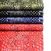 Tissu cotonnade, motif BANDANA paisley : rouge / bleu / vert / noir - OEKO - TEX STANDARD 100 - TissusPapi.com