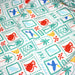 Tissu double gaze Palmiers, bananes et toucans - Collection SICILIA - STANDARD 100 OEKO - TEX - TissusPapi.com