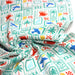 Tissu double gaze Palmiers, bananes et toucans - Collection SICILIA - STANDARD 100 OEKO - TEX - TissusPapi.com
