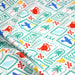 Tissu double gaze Palmiers, bananes et toucans - Collection SICILIA - STANDARD 100 OEKO - TEX - TissusPapi.com