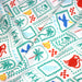 Tissu double gaze Palmiers, bananes et toucans - Collection SICILIA - STANDARD 100 OEKO - TEX - TissusPapi.com