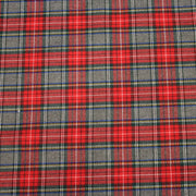 Tissu habillement Tartan carreaux motif traditionnel rouge, vert et gris - OEKO - TEX® - TissusPapi.com
