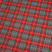 Tissu habillement Tartan carreaux motif traditionnel rouge, vert et gris - OEKO - TEX® - TissusPapi.com