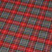 Tissu habillement Tartan carreaux motif traditionnel rouge, vert et gris - OEKO - TEX® - TissusPapi.com