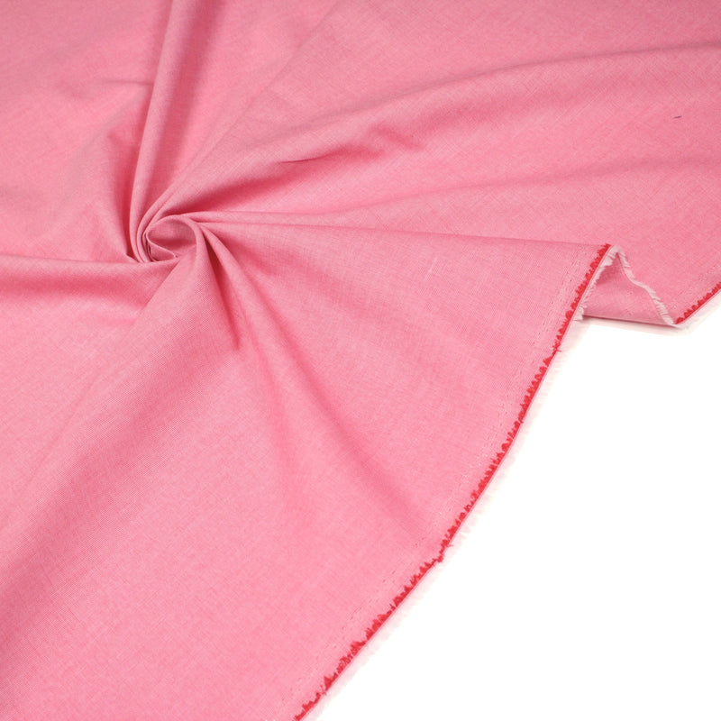 Tissu oxford 100% coton rouge - ON DESTOCKE - TissusPapi.com