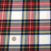 Tissu habillement Tartan motif traditionnel rouge, blanc, jaune, noir et vert - OEKO - TEX - TissusPapi.com