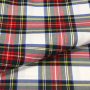 Tissu habillement Tartan motif traditionnel rouge, blanc, jaune, noir et vert - OEKO - TEX - TissusPapi.com