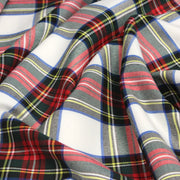 Tissu habillement Tartan motif traditionnel rouge, blanc, jaune, noir et vert - OEKO - TEX - TissusPapi.com