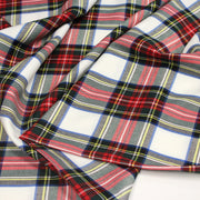 Tissu habillement Tartan motif traditionnel rouge, blanc, jaune, noir et vert - OEKO - TEX - TissusPapi.com