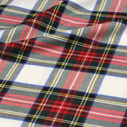Tissu habillement Tartan motif traditionnel rouge, blanc, jaune, noir et vert - OEKO - TEX - TissusPapi.com