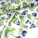 Tissu gabardine coton imprimée Citrons & citronniers, pots faïence bleue - ON DESTOCKE ! - TissusPapi.com