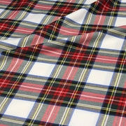 Tissu habillement Tartan motif traditionnel rouge, blanc, jaune, noir et vert - OEKO - TEX - TissusPapi.com