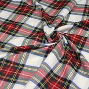 Tissu habillement Tartan motif traditionnel rouge, blanc, jaune, noir et vert - OEKO - TEX - TissusPapi.com