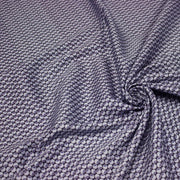 Tissu popeline coton, motif japonais KURUMA aux cercles bleu indigo - TissusPapi.com
