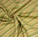 Tissu popeline coton aux rayures tons verts et ocres - TissusPapi.com
