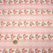 Tissu popeline coton, rayure romantique aux bouquets de roses façon dentelle - TissusPapi.com