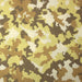 Tissu popeline coton motif camouflage tons sable, beige, brun et jaune - TissusPapi.com
