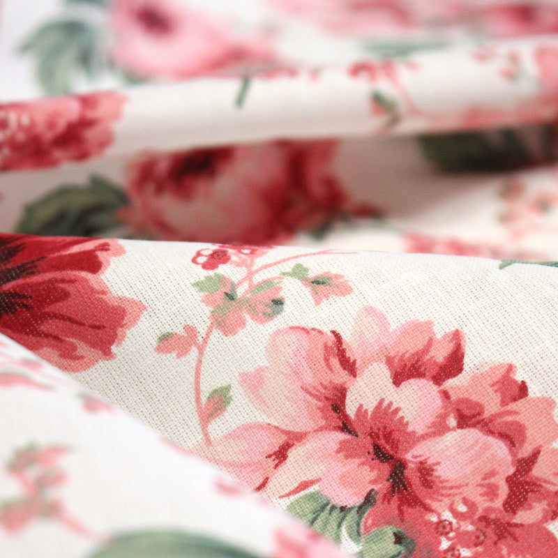 Tissu cotonnade ROSEWOOD, motif britannique fleuri, nombreuses couleurs - OEKO - TEX STANDARD 100 - TissusPapi.com