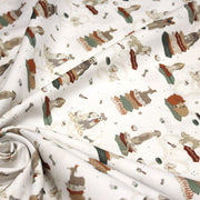 Tissu cotonnade, blanc aux chiens, collection AUTOMNE - STANDARD 100 OEKO - TEX - TissusPapi.com