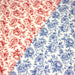 Tissu cotonnade HAMPTON BLOOM, motif britannique fleuri bleu ou rose - OEKO - TEX STANDARD 100 - TissusPapi.com