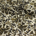 Tissu coton fin imprimé INDIENNE écru aux fleurs traditionnelles indiennes ocres et noires - TissusPapi.com