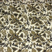 Tissu coton fin imprimé INDIENNE écru aux fleurs traditionnelles indiennes ocres et noires - TissusPapi.com