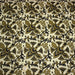 Tissu coton fin imprimé INDIENNE écru aux fleurs traditionnelles indiennes ocres et noires - TissusPapi.com