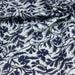 Tissu coton fin imprimé INDIENNE bleu ciel aux fleurs traditionnelles indiennes bleu Prusse - TissusPapi.com