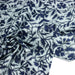 Tissu coton fin imprimé INDIENNE bleu ciel aux fleurs traditionnelles indiennes bleu Prusse - TissusPapi.com