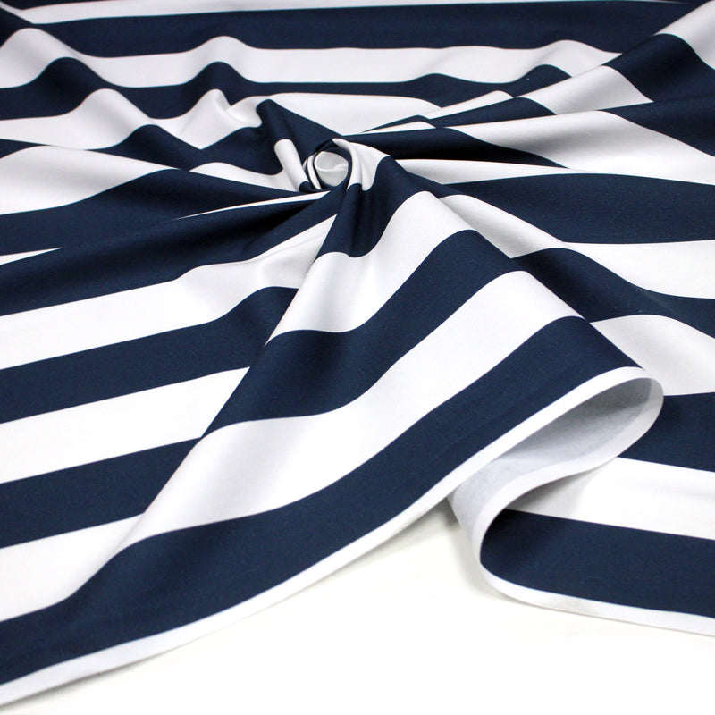 Tissu gabardine coton LARGES RAYURES : nombreuses couleurs ! - STANDARD 100 OEKO - TEX - TissusPapi.com