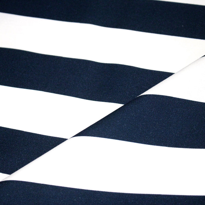 Tissu gabardine coton LARGES RAYURES : nombreuses couleurs ! - STANDARD 100 OEKO-TEX