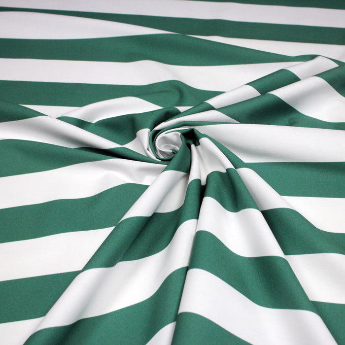 Tissu gabardine coton LARGES RAYURES : nombreuses couleurs ! - STANDARD 100 OEKO-TEX
