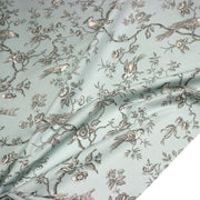 Tissu coton épais demi - natté TOILE DE JOUY AUX MESANGES, grande largeur 280cm : cinq couleurs dispos - OEKO - TEX - TissusPapi.com