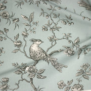 Tissu coton épais demi - natté TOILE DE JOUY AUX MESANGES, grande largeur 280cm : cinq couleurs dispos - OEKO - TEX - TissusPapi.com