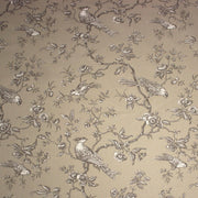 Tissu coton épais demi - natté TOILE DE JOUY AUX MESANGES, grande largeur 280cm : cinq couleurs dispos - OEKO - TEX - TissusPapi.com