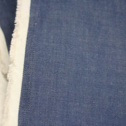 Tissu DENIM brut 100% coton bleu roi rigide 425gr/m2 - Fabrication italienne - TissusPapi.com