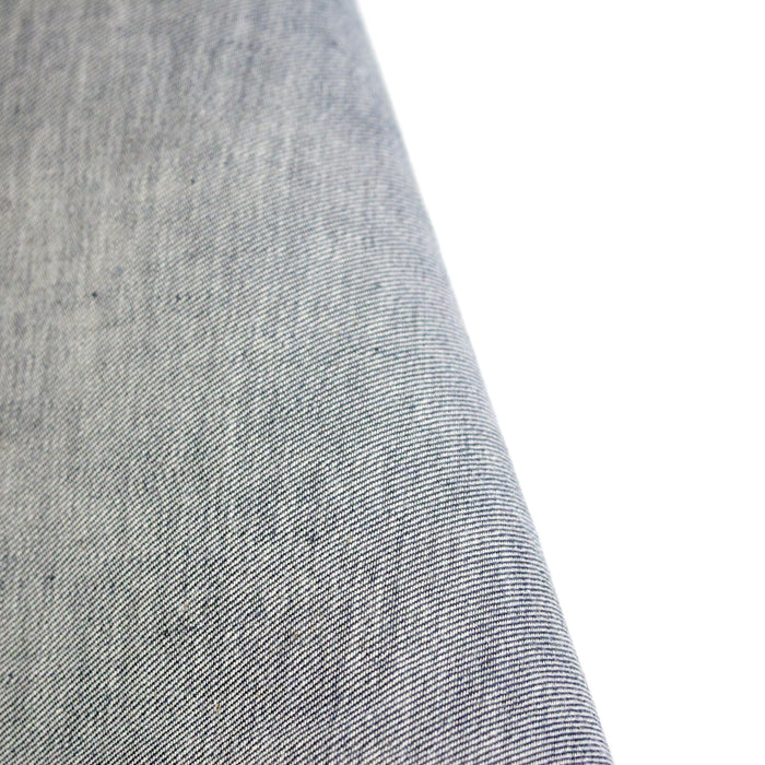 Tissu DENIM brut 100% coton bleu roi rigide 425gr/m2 - Fabrication italienne