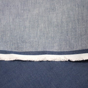 Tissu DENIM brut 100% coton bleu roi rigide 425gr/m2 - Fabrication italienne - TissusPapi.com