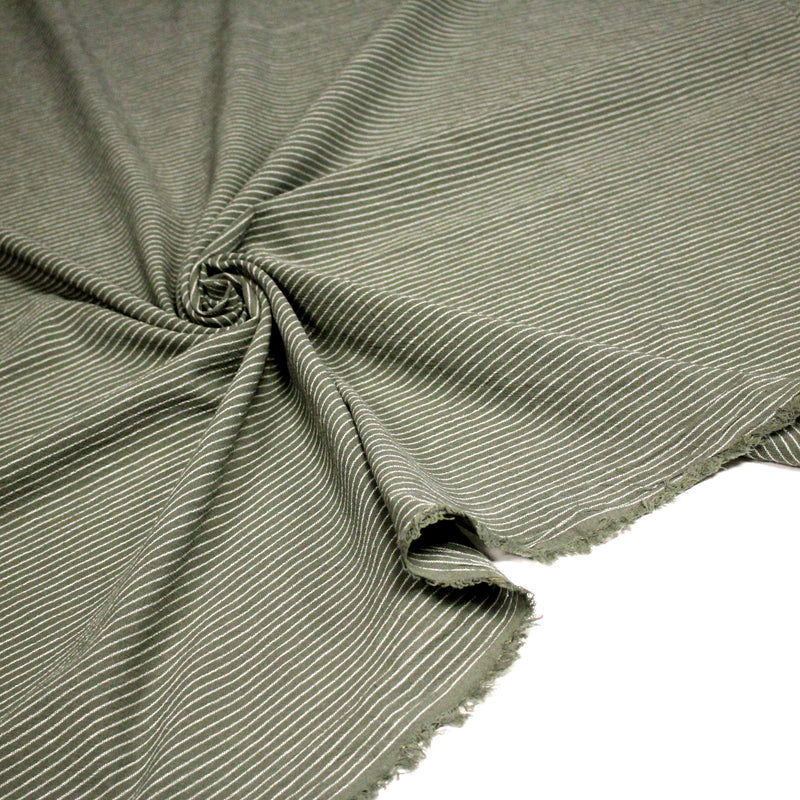 Tissu coton tissé rayé fines rayures : nombreuses couleurs - OEKO - TEX - TissusPapi.com